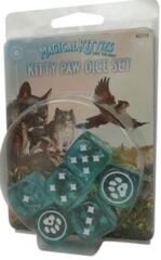 Magical Kitties Save the Day! RPG: d6 20mm Kitty Paw Dice Set (6)